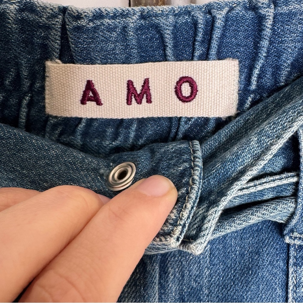 AMO Adored Paperbag Jeans Size 29 - Picture 3 of 5